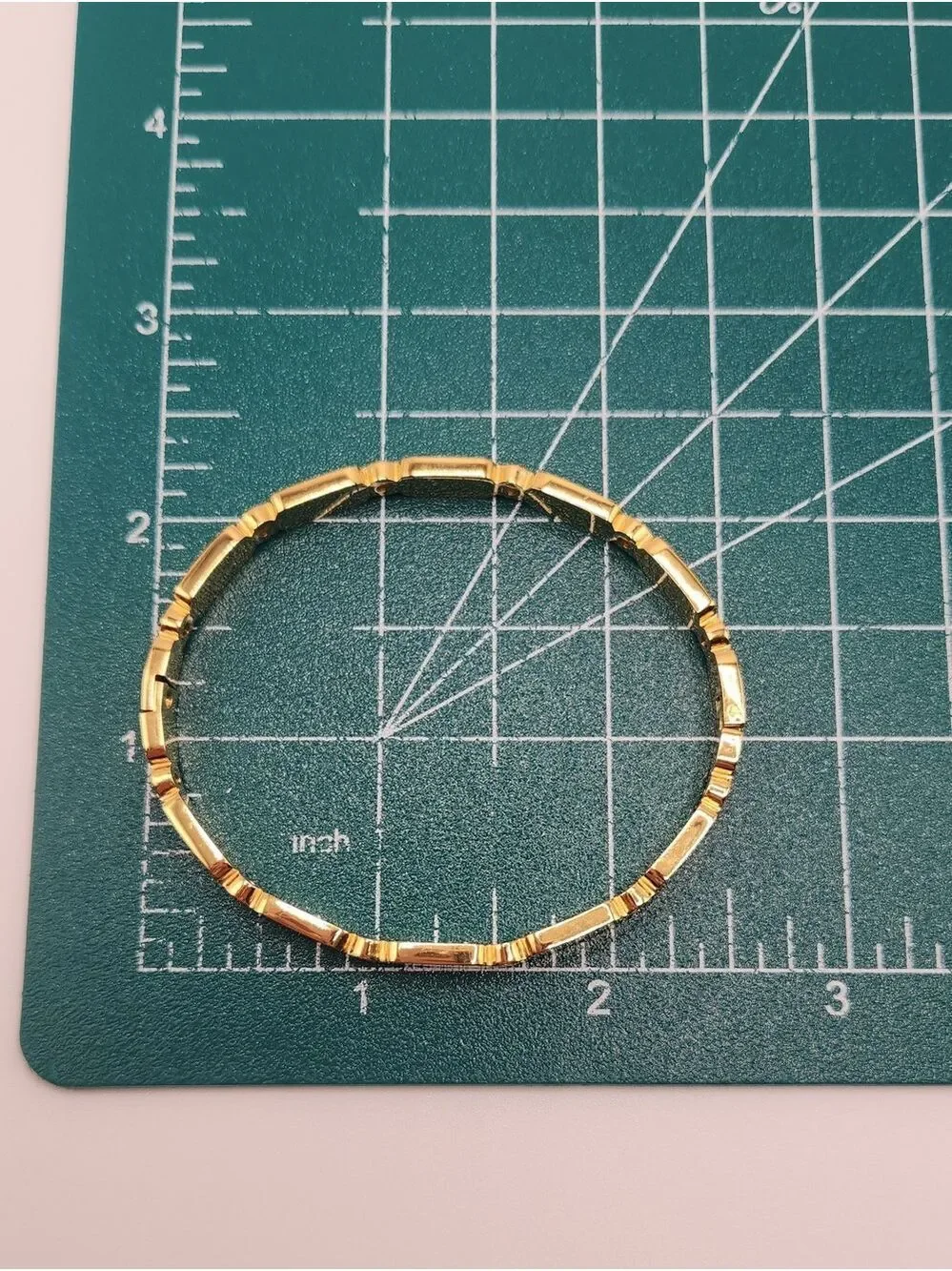 18k Gold Plated Stainless Steel Pave Zircon Link Bracelet Minimalist Jewelry